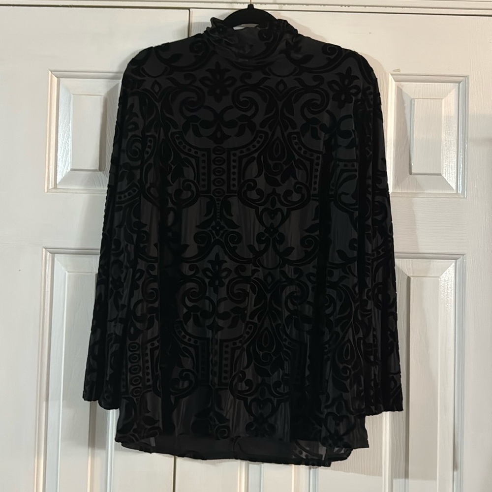Black turtle neck